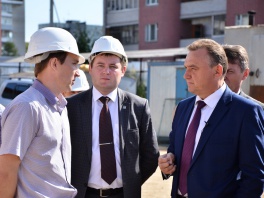 Строительство детского сада на улице Псковской идет по графику